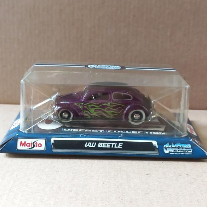 maisto chopped vw volkswagen beetle bug custom shop 1/64 (s)