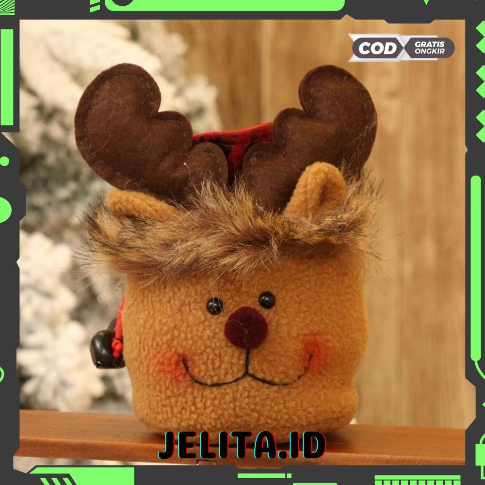 Terbaik XTC tas serut permen apel mini souvenir natal kado bag christmas - RO30-2211 2025 COD Termur