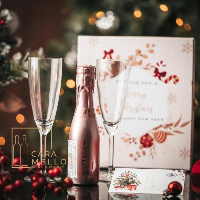 Christmas Hamper Wine - Mini Bottega Set - Caramello Premium Gift pene