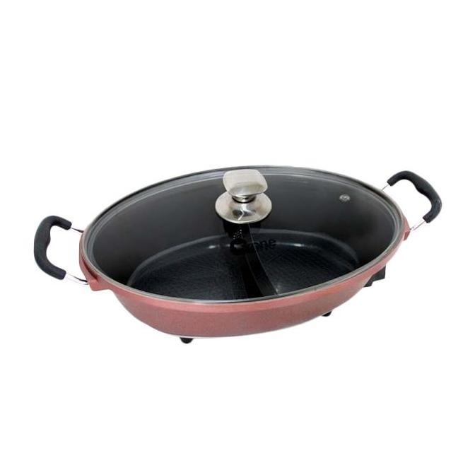 Oxone Ox821Sp Shabu-Shabu Panci Elektrik Yin Yang [2 In 1]