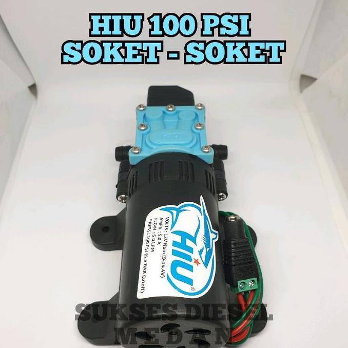 TERMURAH - Dinamo Sprayer Pompa Air DC Hiu 100 Psi Original ( COLOK COLOK )
