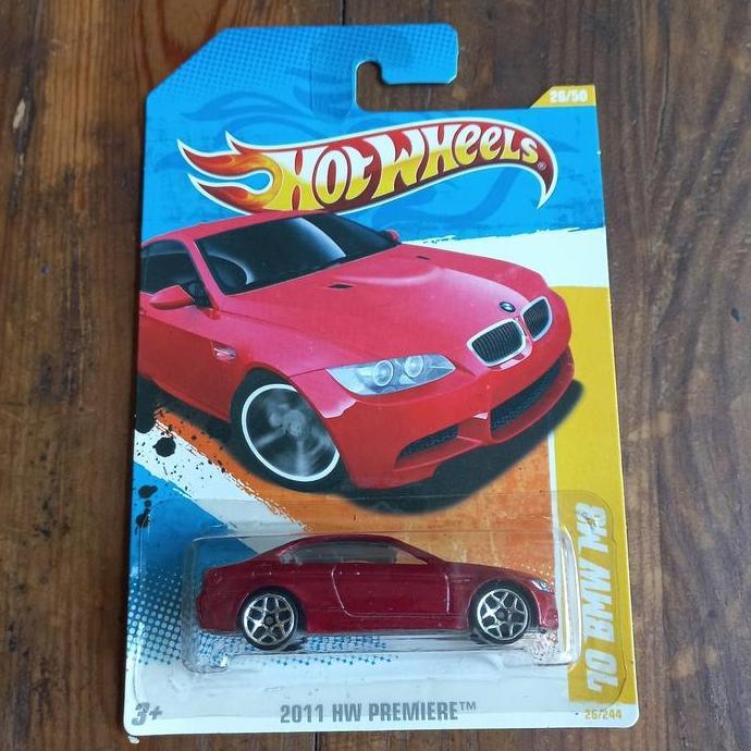 HOT WHEELS '10 BMW M3 MERAH DIECAST (s)