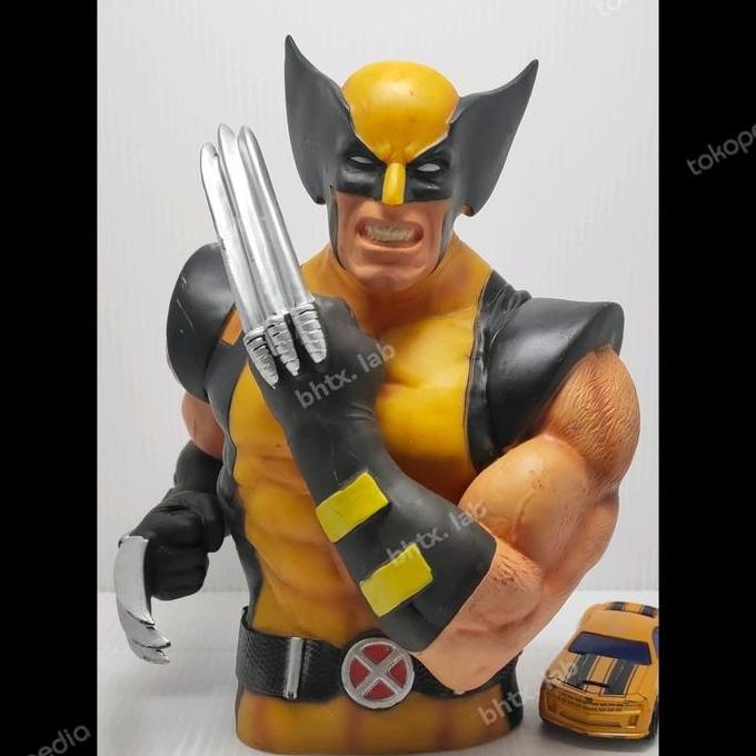 Monogram Wolverine Bust Coin Bank Celengan Marvel X-Men