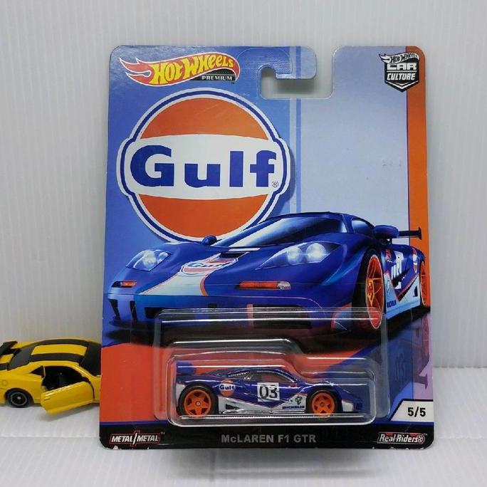Hot Wheels Car Culture Mclaren F1 GTR Gulf Premium 2019 Hotwheels