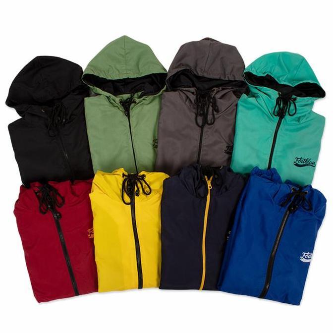 NEW FORTKLASS WINDBREAKER OUTERWEAR UNISEX JAKET RUNNING LARI GYM PARASUT PRIA ORI