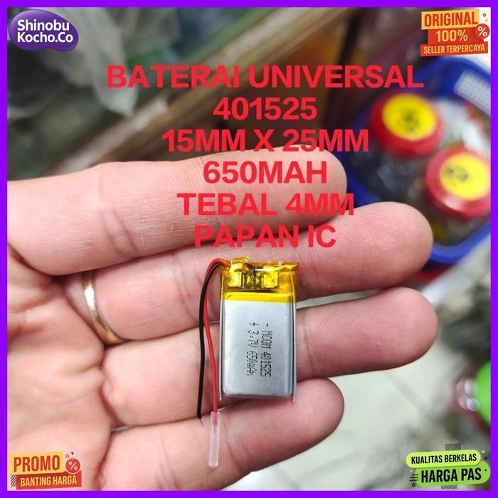 Baterai Elektronik 401525 Ukuran 15Mm X 25Mm Kabel 2 Battery Universal