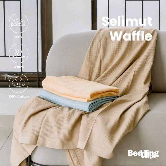 Bedding Depo - Waffle Soft Blanket / Selimut Waffle
