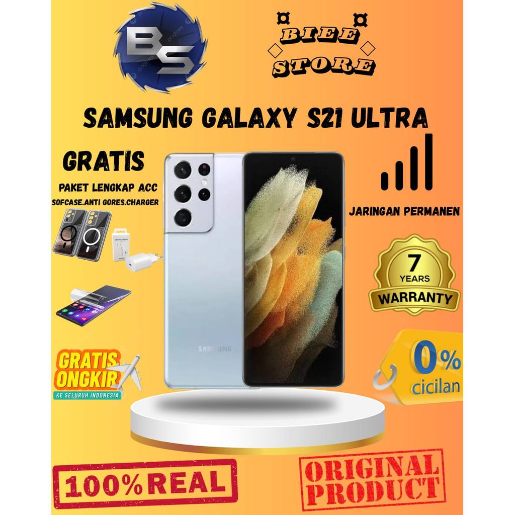 SAMSUNG S20 ultra 12/128GB/S21 ULTRA 12/256GB/512GB RESMI SEIN