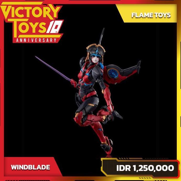 TRANSFORMERS FURAI MODEL WINDBLADE By Flame Toys