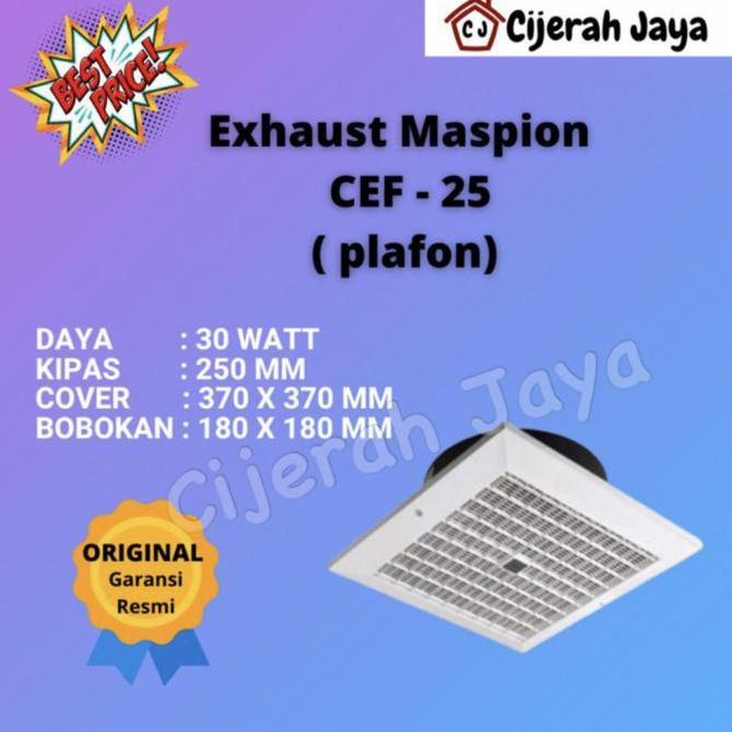 Maspion Exhaust Fan CEF 25 10 inch ( Plafon )