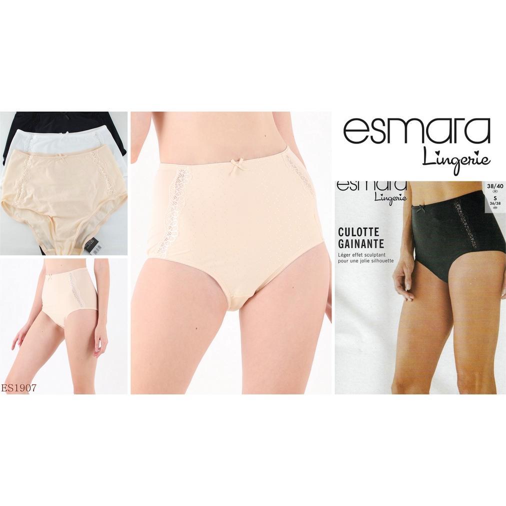 CELANA WANITA SEMI KORSET PANTY HH WAIST ESMARA CELANA DALAM MAXI ES1907 -- Termurah