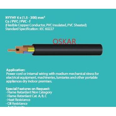 KABEL SERABUT NYYHY 4X2,5 LSAG