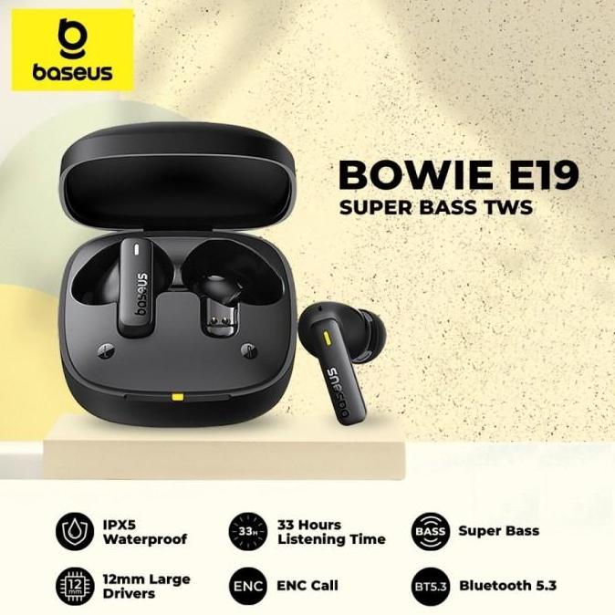 Baseus E19 Tws Enc Mic True Wireless Earbuds Ipx5