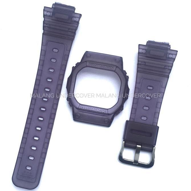 Strap Bezel Casio Gshock Dw 5600 Jelly Dw 5030 Smoke Black Bnb Kualitas Terbaik Harga Termurah