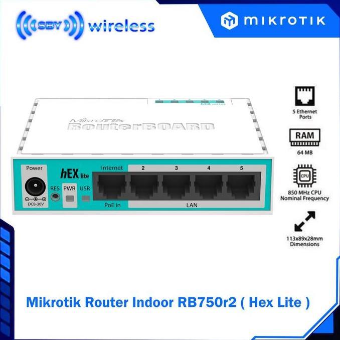 Mikrotik RB750r2 Hex lite