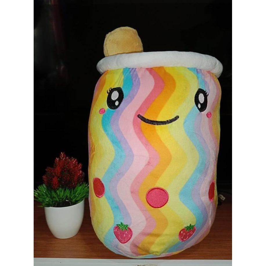 Ready Boneka Boba Rainbow Jumbo