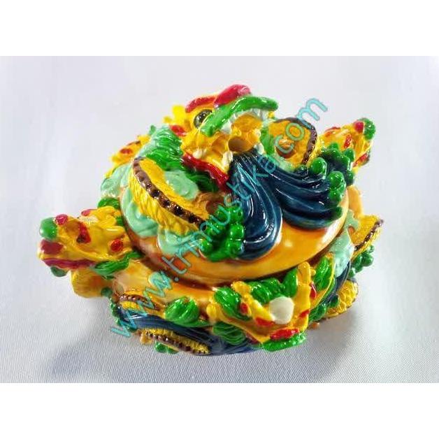 Patung Naga 9 tempat bakar dupa kecil