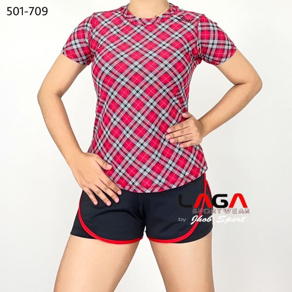 Bhadrika - Setelan Hotpants Jumbo Polos/Setelan Pendek Zumba/Pakaian Senam Outdoor/Set Sexy Wanita/B