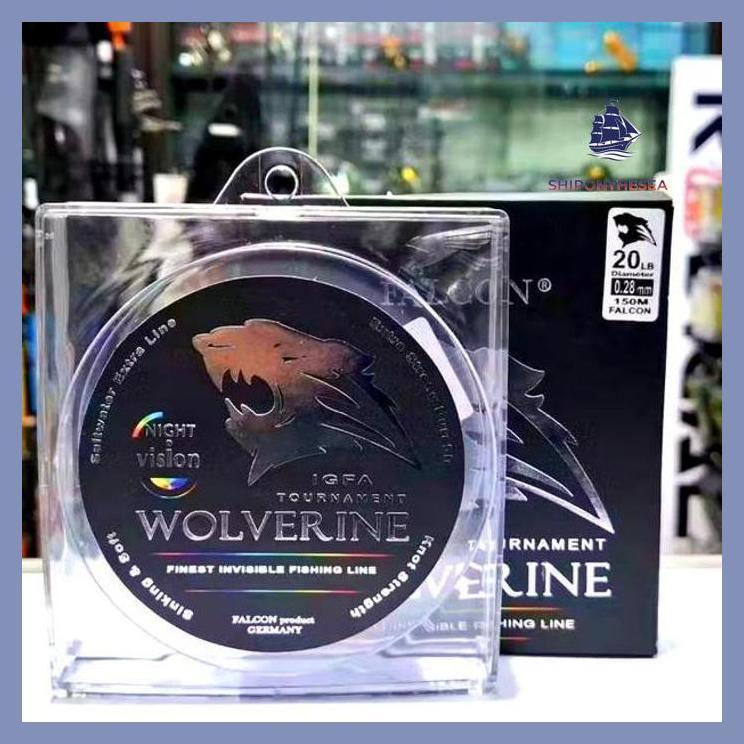 (PANCING) SENAR FALCON WOLFERINE TOURNAMENT PLATINUM SERIES 150 METER SUPER STRONG & SOFT GOOD QUALI