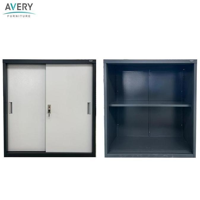Terlaris Avery - Hm204 - Lemari Arsip Kantor / Kabinet Lemari Besi Pintu Sliding