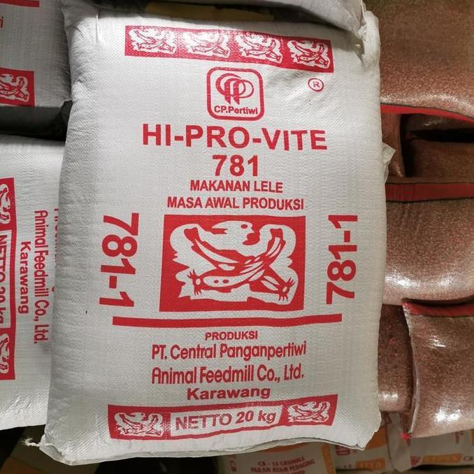 Balulaseller - Hi Pro Vite 781-1 Pakan Ikan Lele 1Mm 1Kg Karung