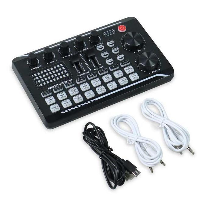 Audio Bluetooth Mixer Sound Card Live Broadcast Karaoke