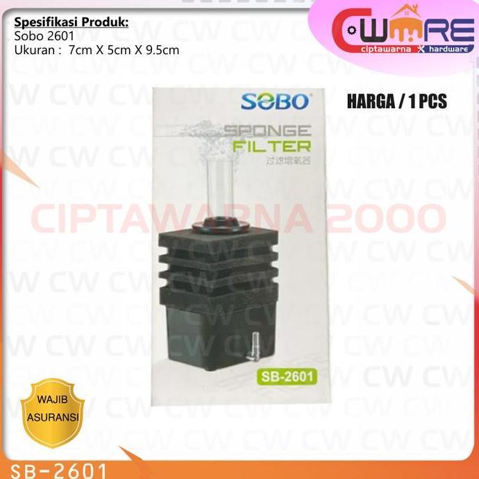 best produk] Sobo Sponge Filter Saringan Biofoam Foam Aquarium Aquascape SB-2602