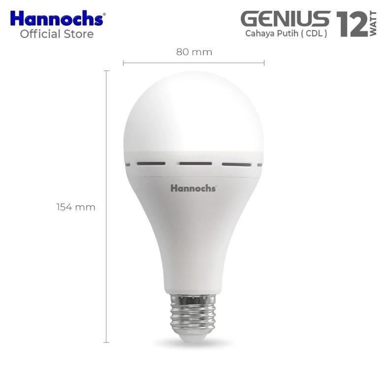Led Hannochs Genius 12 Watt - Lampu Emergency Hannochs Genius 12 W Lampu emergency