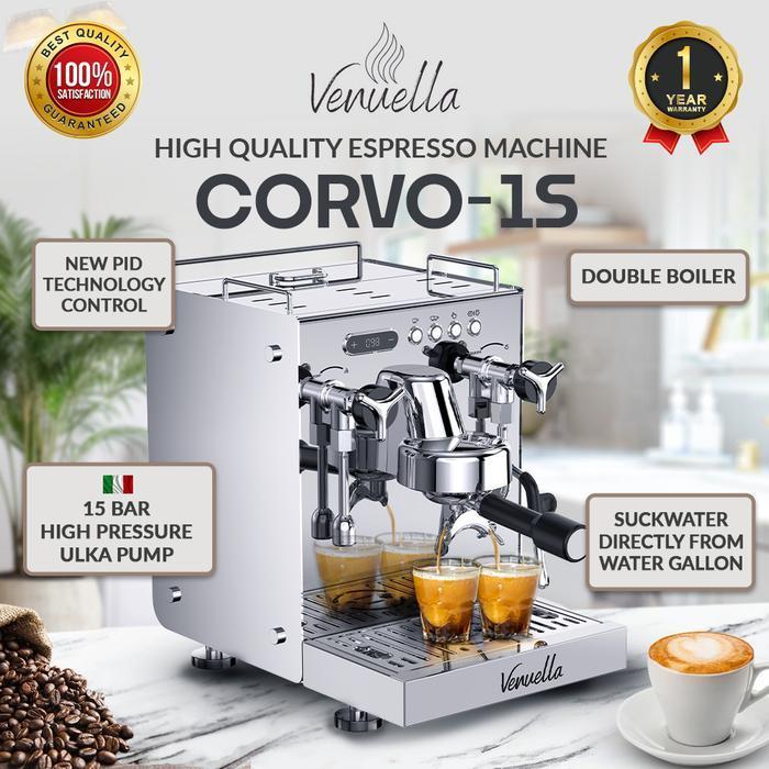 Mesin Kopi Espresso Commercial Corvo 1 - Venuella Used Double Boiler Machine Original Dan Terpercaya