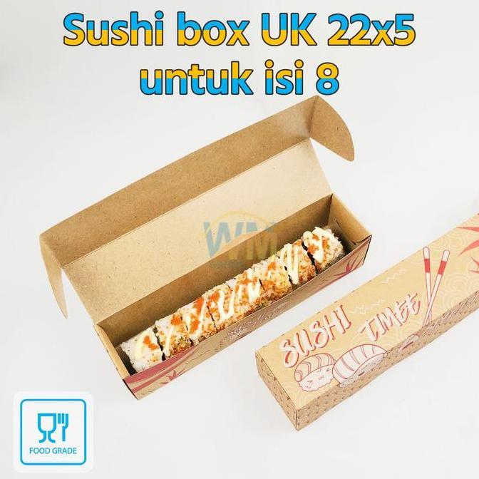 New- Sushi box / Mika sushi / Box sushi / Tray mika sushi / Kotak sushi / Kemasan sushi / Dus sushi 