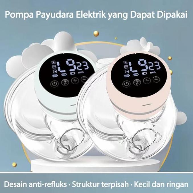 Promo Topborn Electric Breast Pump Pompa Payudara Listrik Bebas Genggam Yang Dapat Dipakai Portabel 