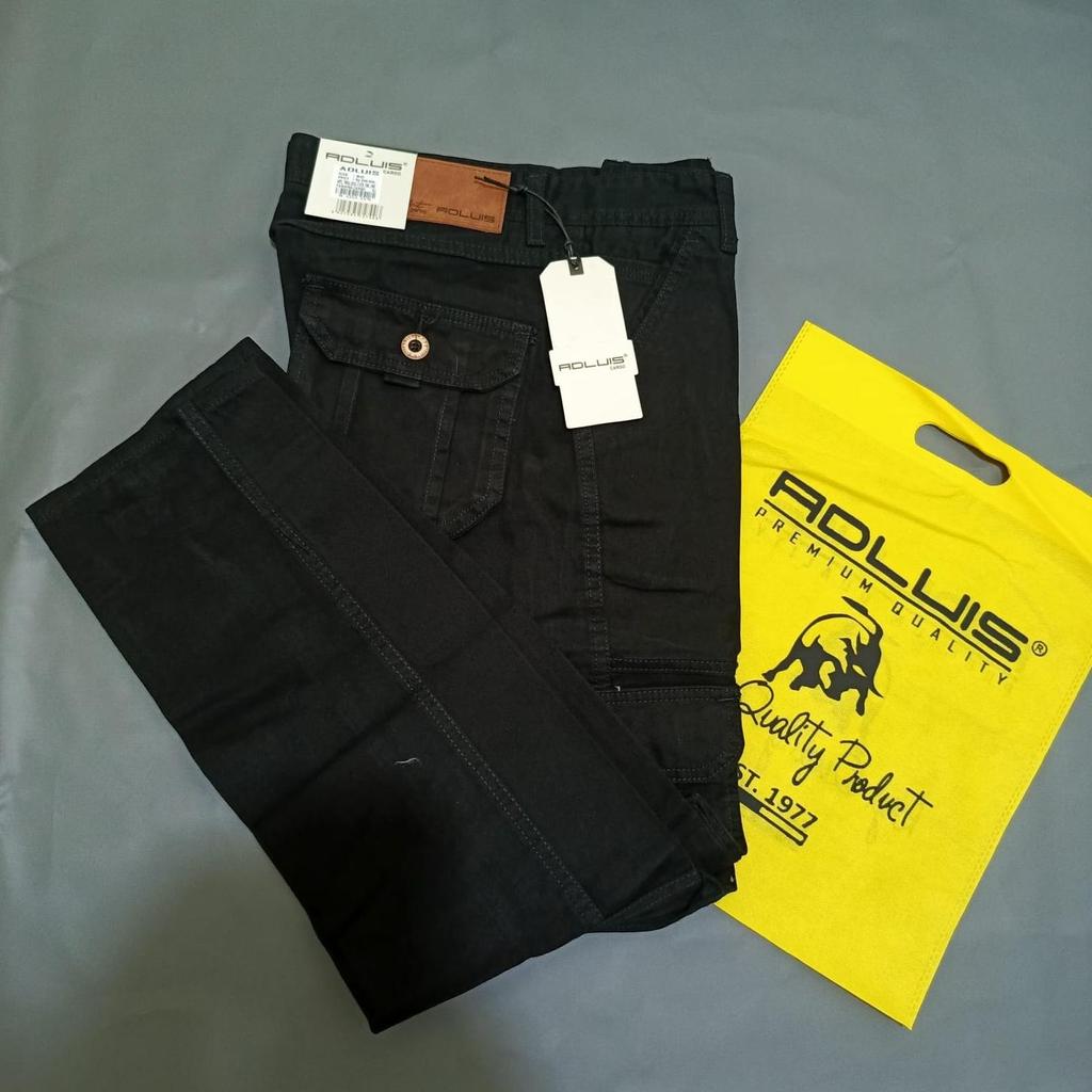 Sale Celana Cargo Panjang Kanvas Adluis Bahan Kanvas Sulfur //Celana Outdoor Pria //Celana Panjang C