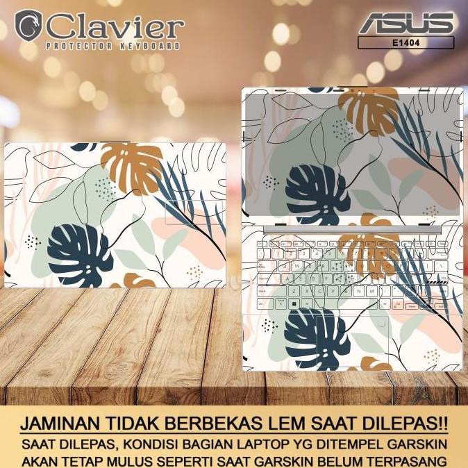 HARGA DISC - Cover Garskin Laptop Asus VivoBook Go 14 E1404 E1404G E1404GA Bening