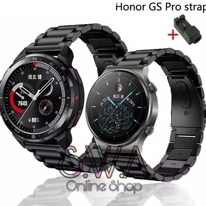Strap Tali Jam Rantai Stainless Steel Honor Watch GS Pro Watch Band Ac