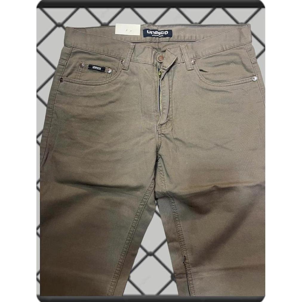 Grosir Celana Kanvas Panjang Pria Unesco Kualitas Cardinal / Celana Unesco Standar Bahan Kanvas