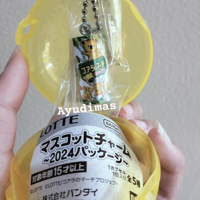 Lotte Choco Pie Japan Snack  Gashapon - Capsule Gacha - Mainan kapsul