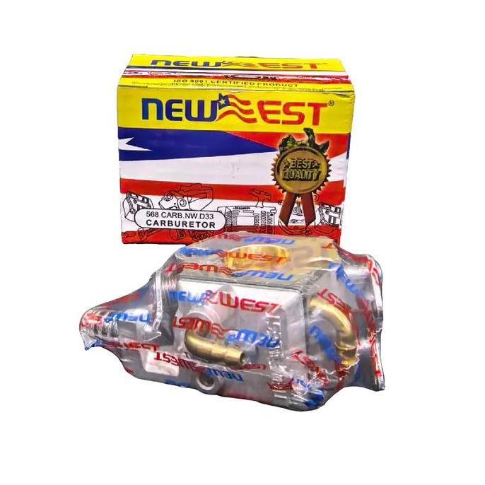 best produk] Newwest Nepel Kuningan Karburator Karbulator Carburator Chainsaw Mini Kecil 5200 5500 5