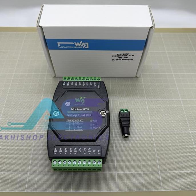 +%+%+%] Waveshare Modbus RTU Analog Input 8Ch Industrial 8-Ch Analog Acquisition Module