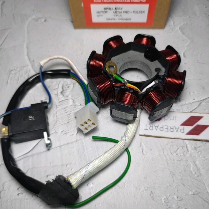 Spull Spul Sepull Assy Pulser Honda Megapro Mega Pro Lama Asli Foto Motorcycle Kamera Original Dan T