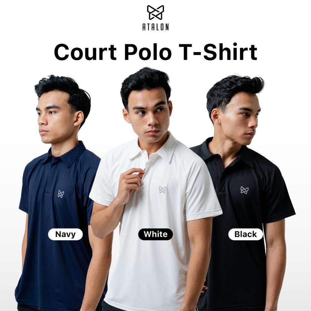 Kaos Polo Olahraga Tennis / Padel / Training / Gym / Polo T-Shirt - Atalon Court Polo T-Shirt