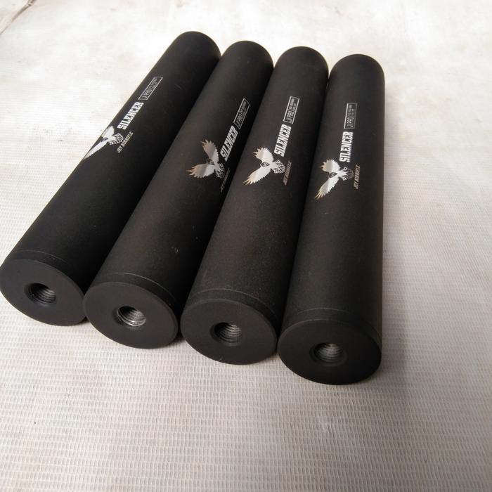 Peredam Pcp Silencer/ J1 Pro Super Senyap Od 38 Hitam Doff Terbaru Original Dan Terpercaya