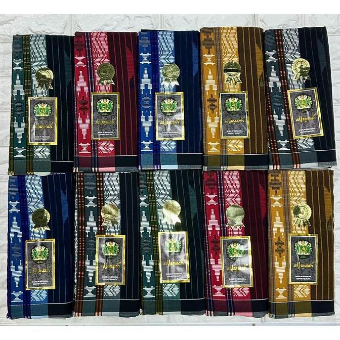 Grosir 10 Pcs Sarung Samarinda Al-Jamaah Motif 8644