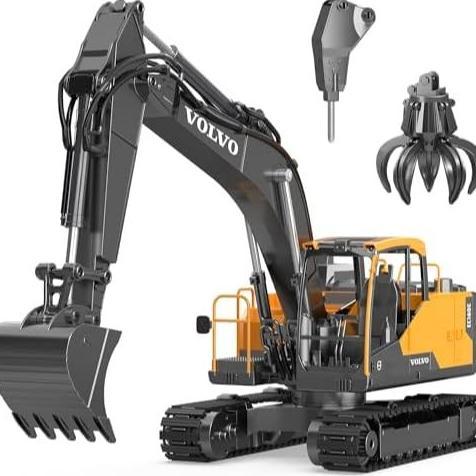 Double E RC Excavator Volvo EC160E 1/16 Scale 2.4Ghz Perfect Gift For Children