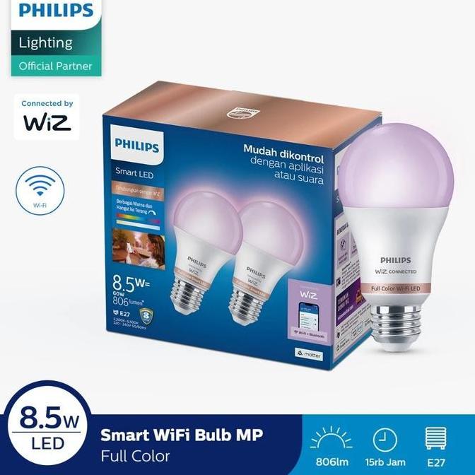 Philips Lampu Smart LED Multipack8,5W-RGB