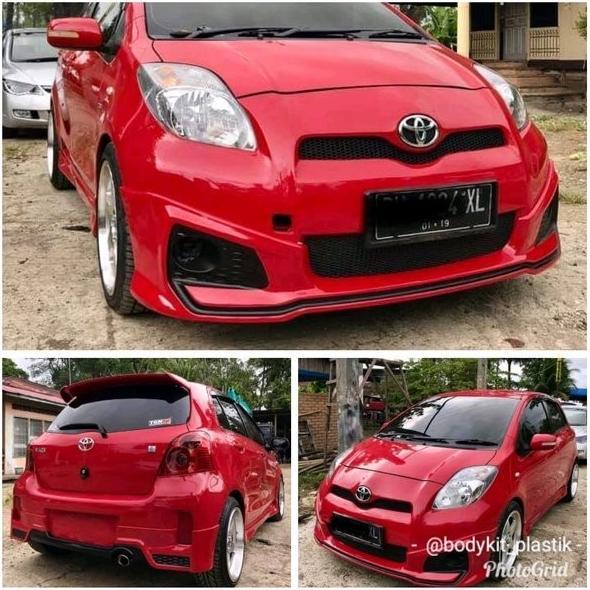 BODYKIT TOYOTA YARIS TRD TAHUN 2009 - 2014 BODYKIT DEPAN SAMPING BELAKANG YARIS TRD bodykit mobil