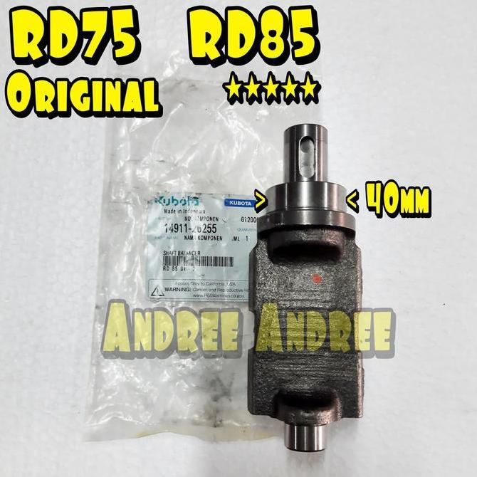 BEBAS ONGKIR - RD75 RD85 As Bandulan Balancer Shaft Kubota RD-85 RD 75 85 Original