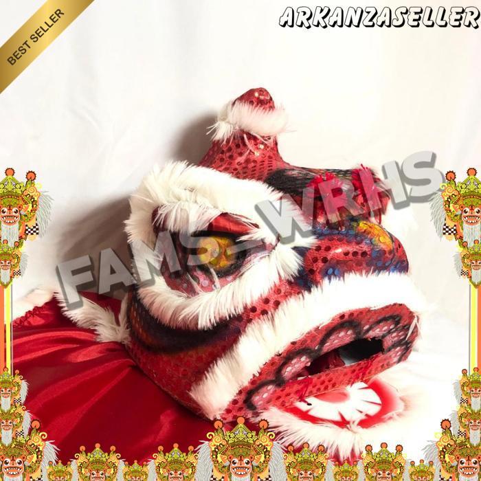 [ New ] Barongsai Anak Dewasa Bahan Karton Tebal Kokoh Barongsai Kedip Murah