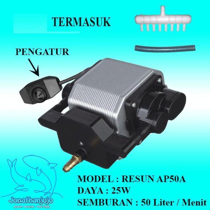 Sunsun Dy-20A  / Resun Ap-20 Ap-30A Ap-50A Aerator Kolam Ikan Pompa Udara Pompa Oksigen Kolam Aerato