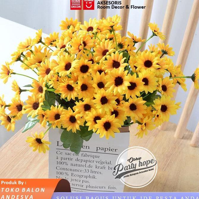 "'''] Bunga Matahari / Bunga Plastik Tanaman Artifical Hiasan Bunga Matahari