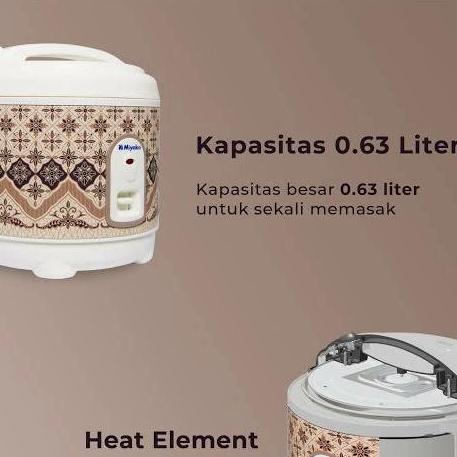 Rice Cooker Miyako PSG 607 | Magic Com Miyako 0.6 Liter8